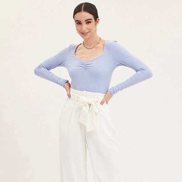 High Waisted Paperbag Trousers - Picture 9 of 9